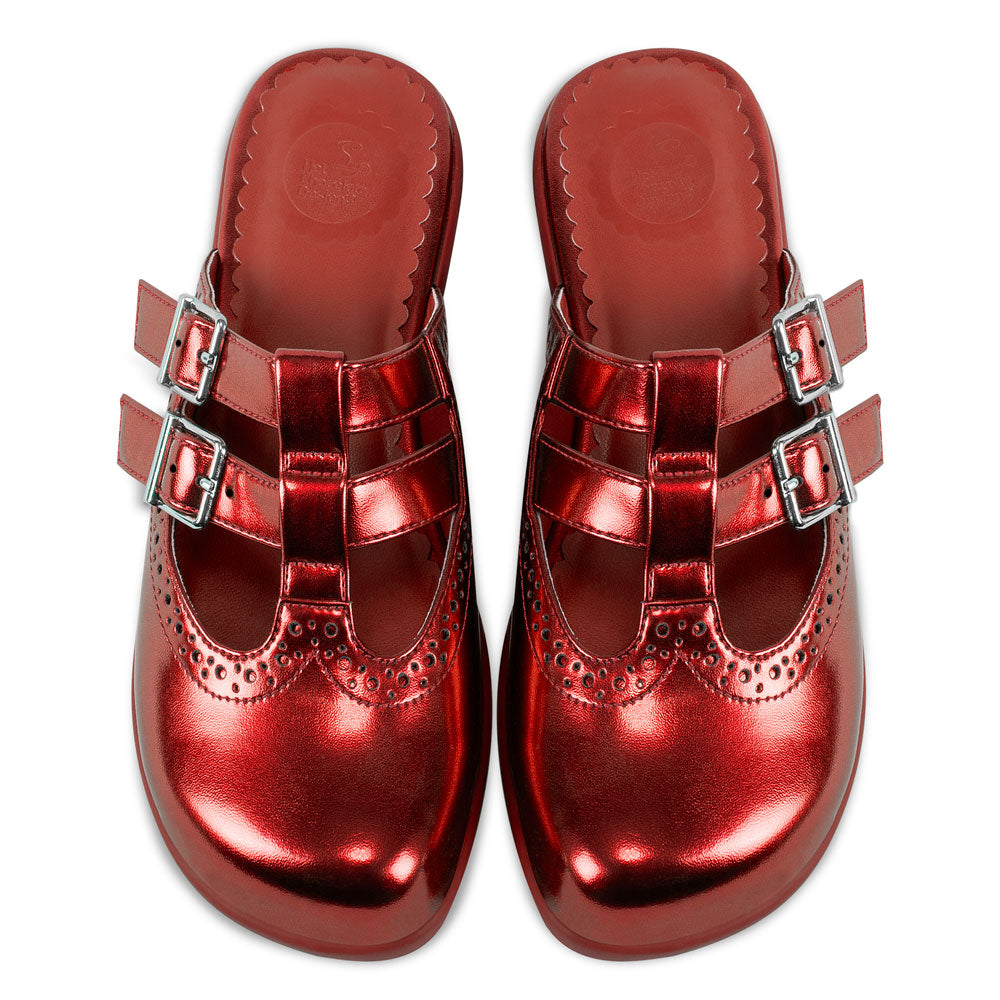 Hot Chocolate Design Chocolaticas® Chrome Crush Crimson Women's Clog