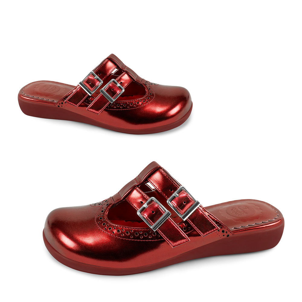 Hot Chocolate Design Chocolaticas® Chrome Crush Crimson Women's Clog