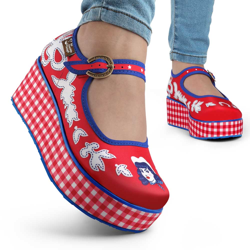 Hot Chocolate Design Chocolaticas® Cowgirl Women's Mary Jane Platform