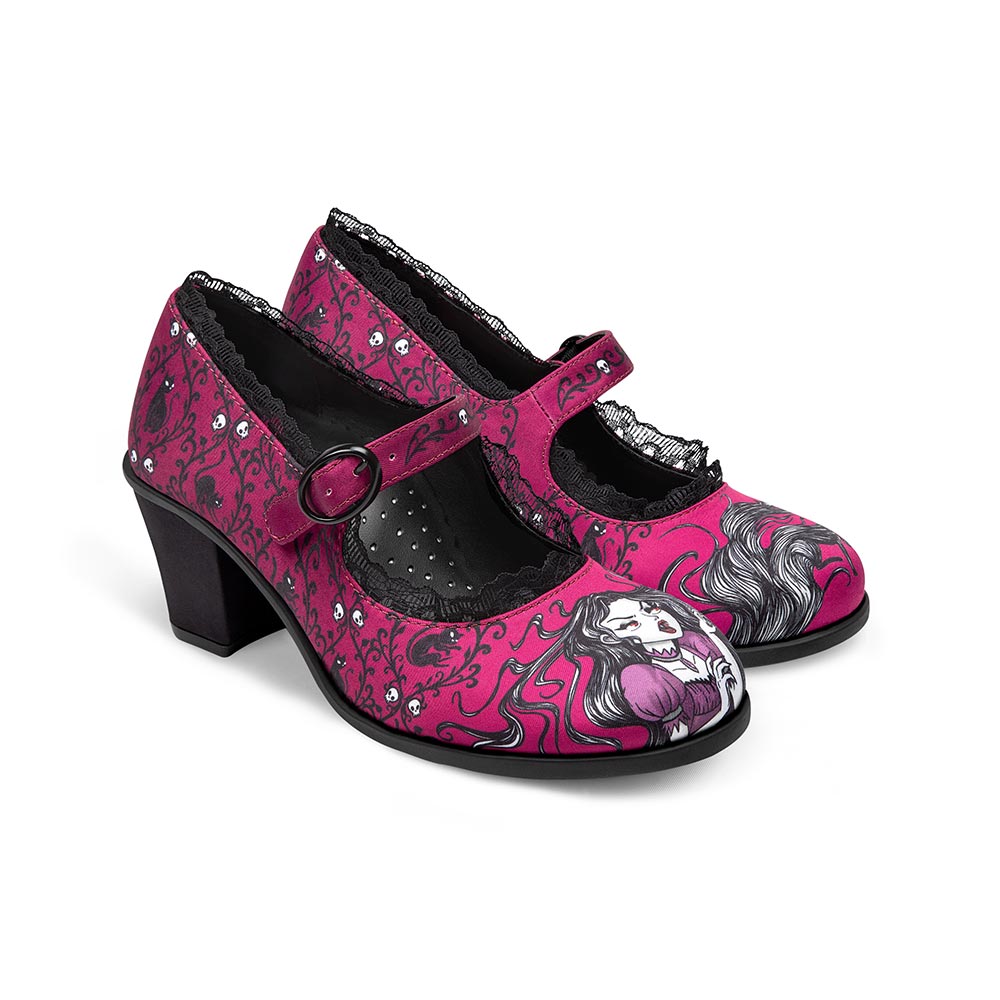 Hot Chocolate Design Chocolaticas® Carmilla Fuscia Mary Jane Pump