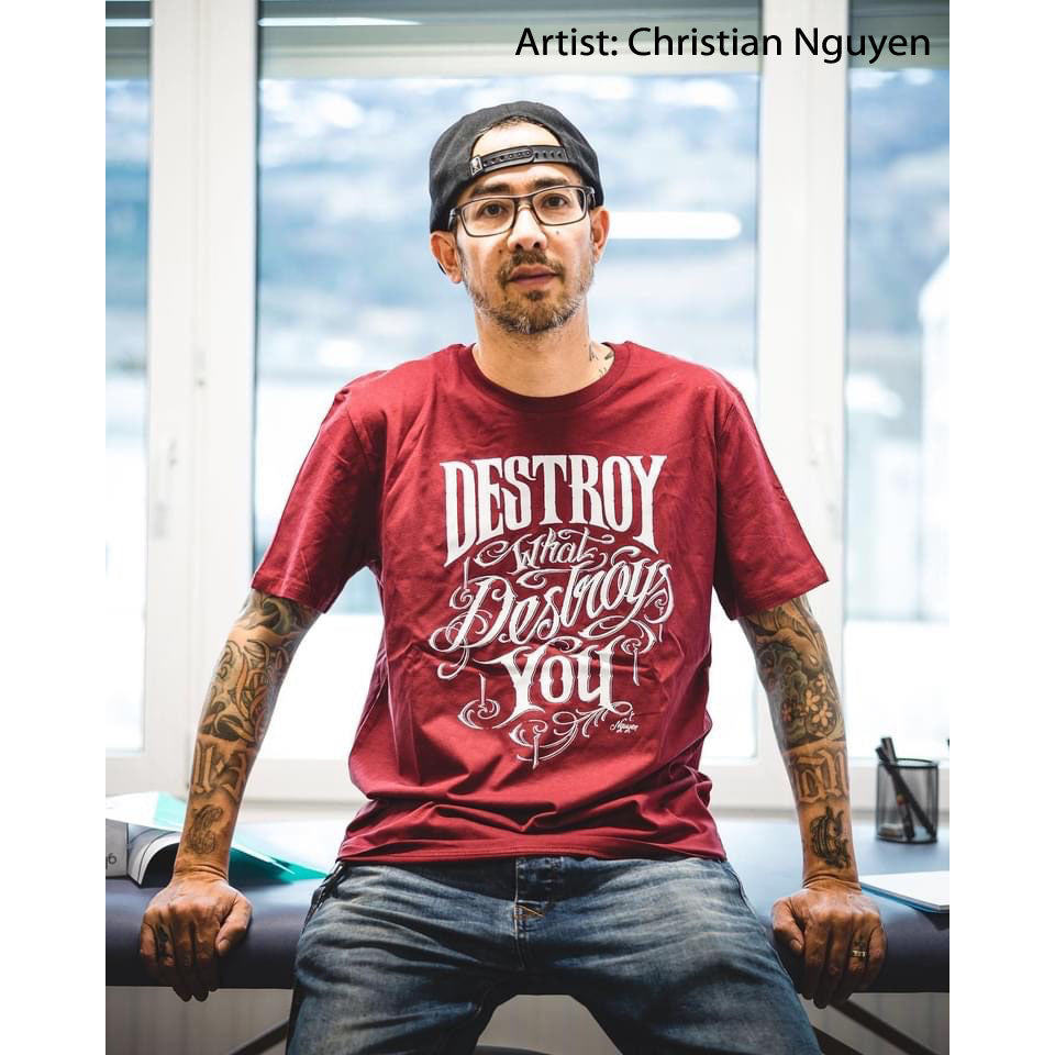 Black Market Art Nguyen Skull Japanese Tattoo Black Hoodie