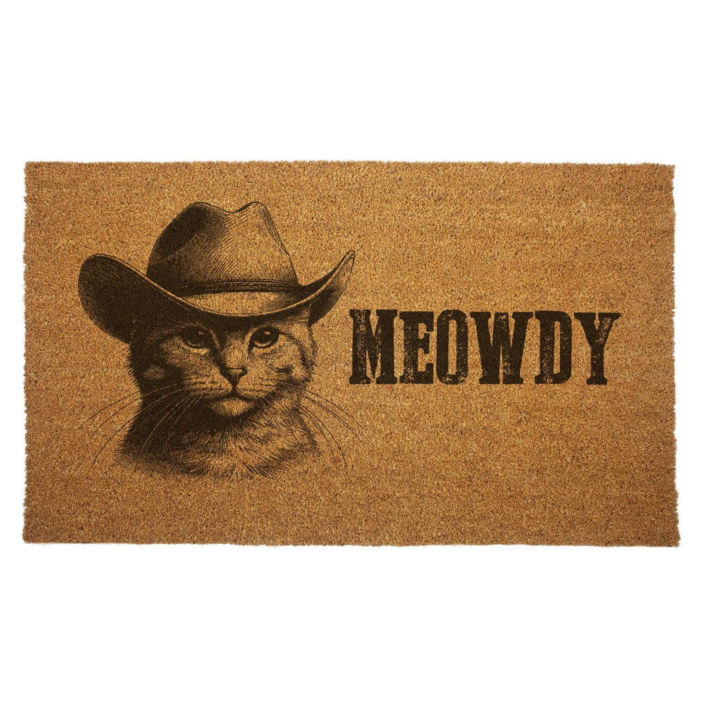 Original Underground Cowboy Cat "Meowdy" Door Mat