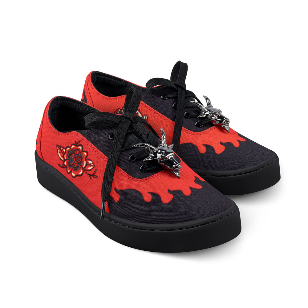 Hot Chocolate Design Dark West Gothic Baphomet Sneaker