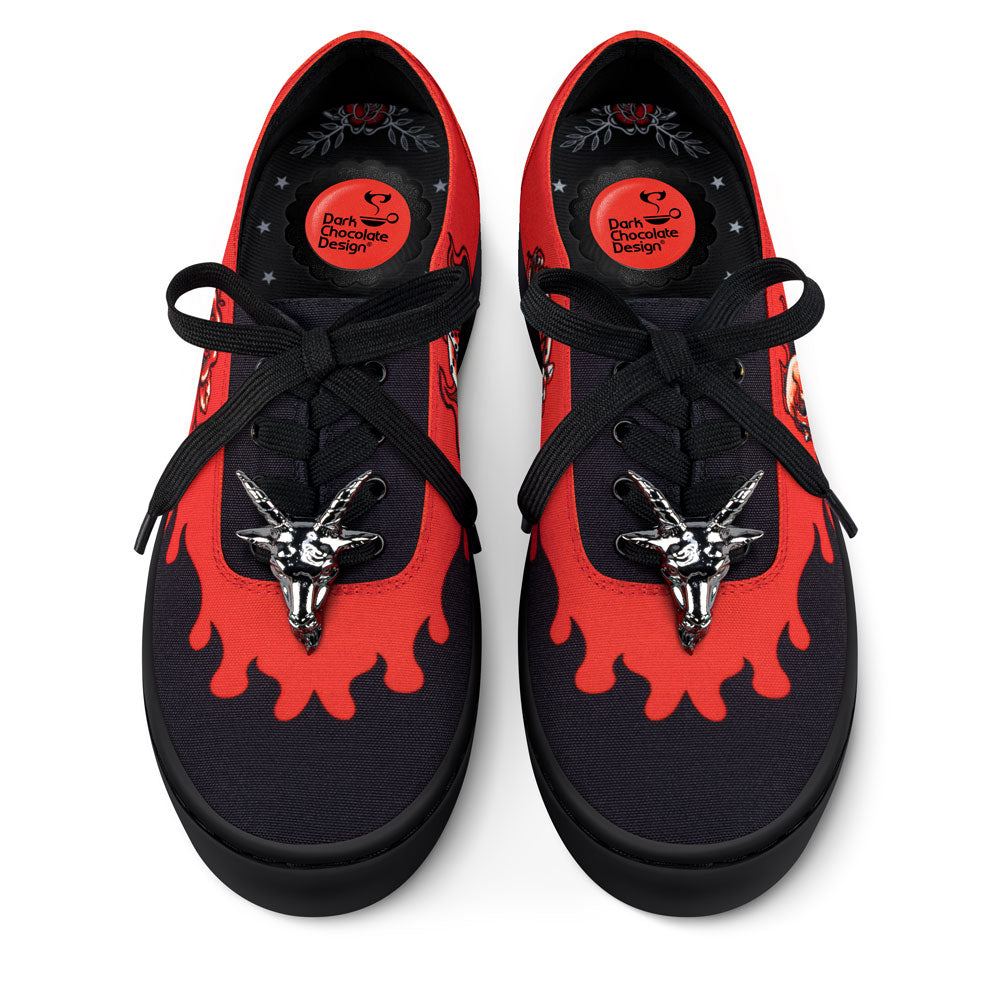 Hot Chocolate Design Dark West Gothic Baphomet Sneaker