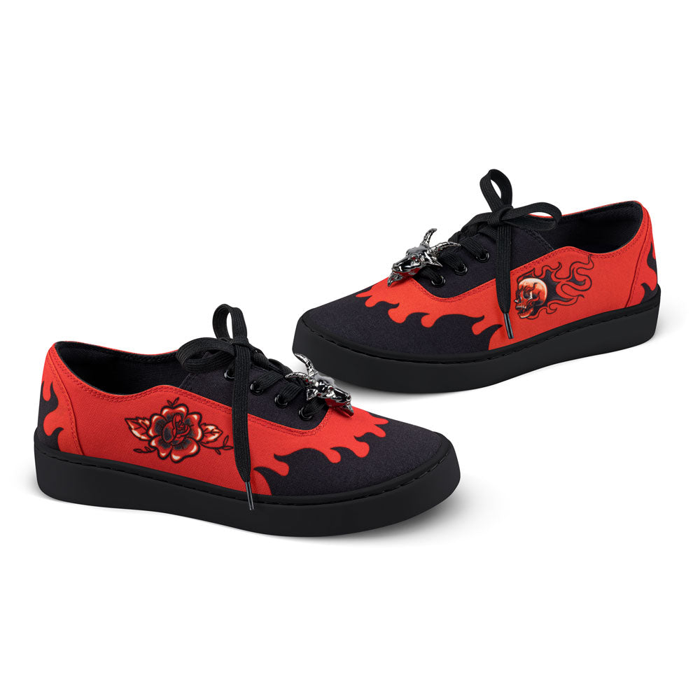 Hot Chocolate Design Dark West Gothic Baphomet Sneaker