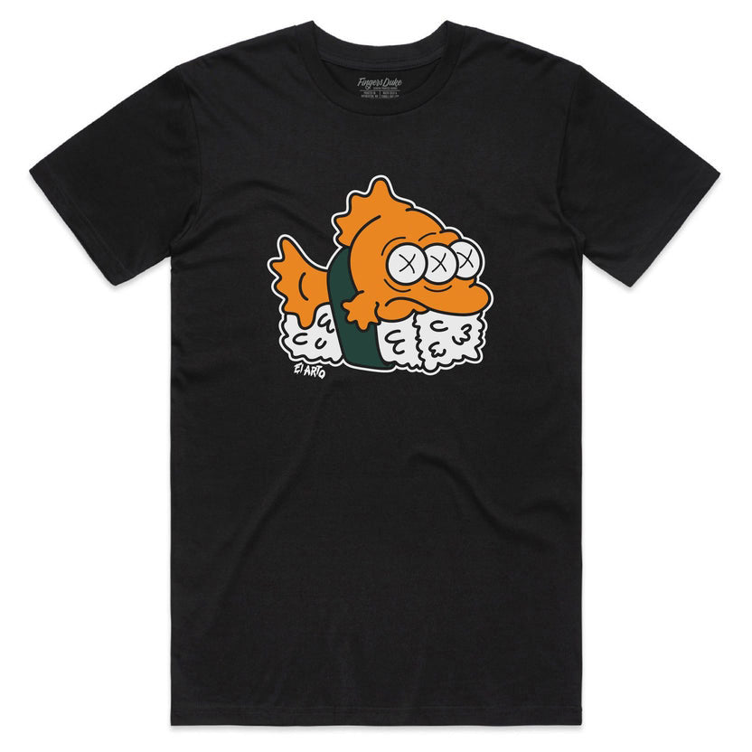 Fingers Duke Blinky Sushi Black T-Shirt