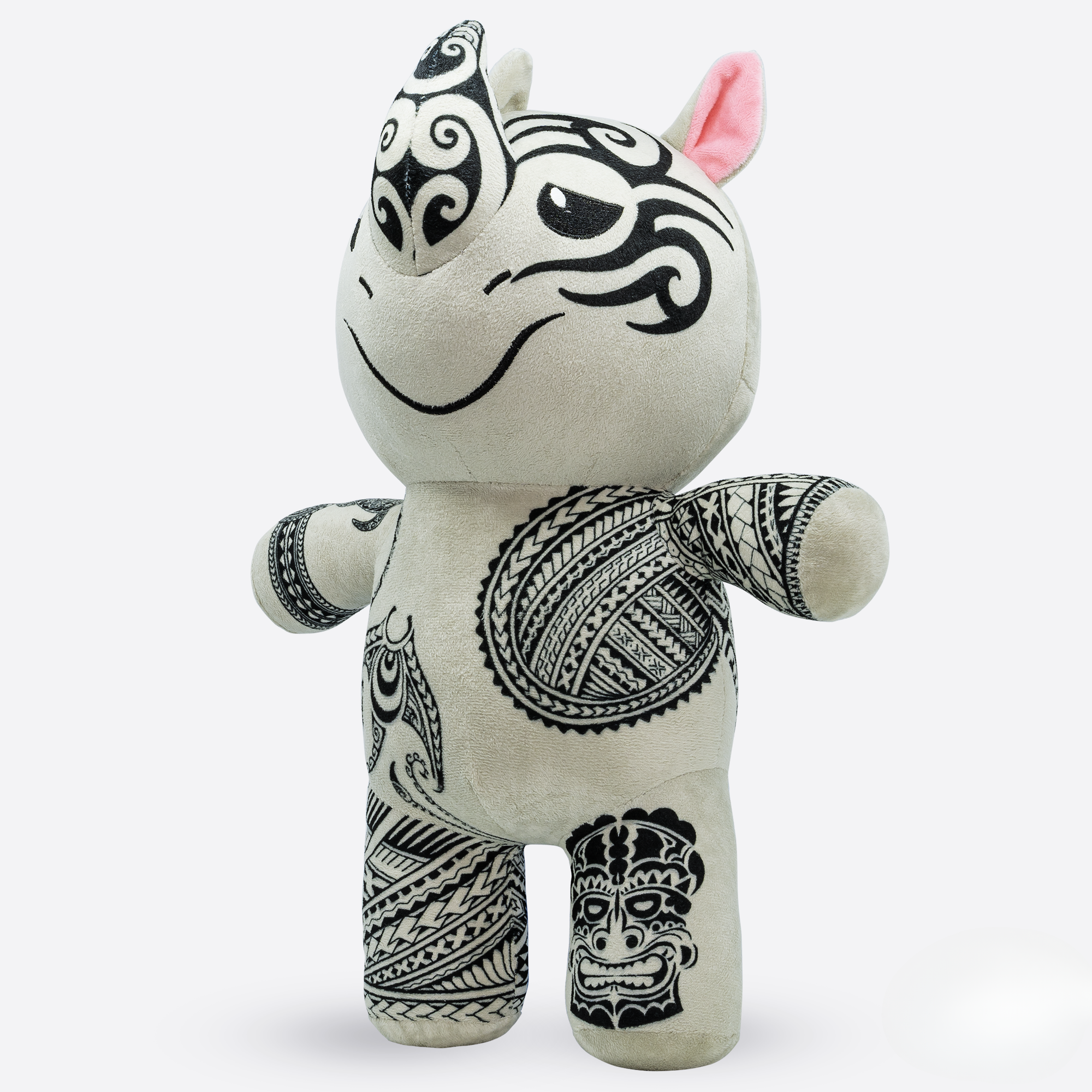 Tattoo Zoo Dwayne the Wrestling Rhino 15" Plush