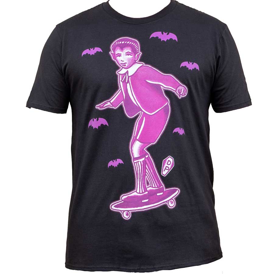 Lowbrow Art Eddie on Skateboard Men's Tee