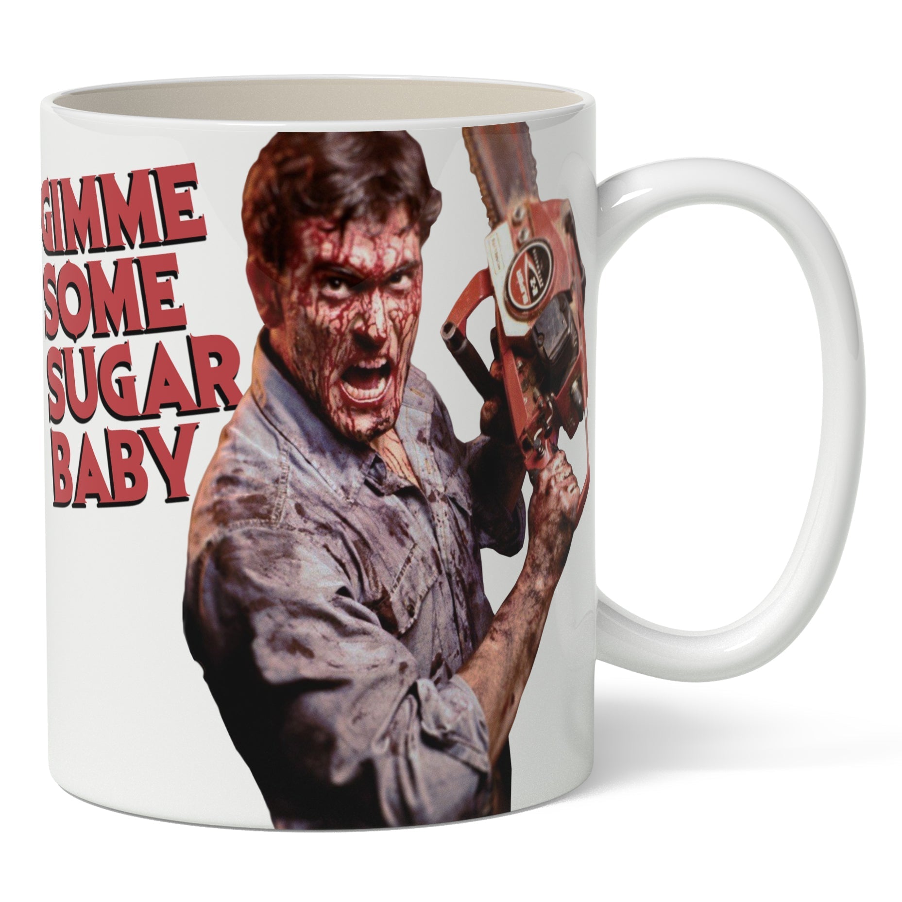 Original Underground Evil Dead Ash 'Gimme Some Sugar' Mug