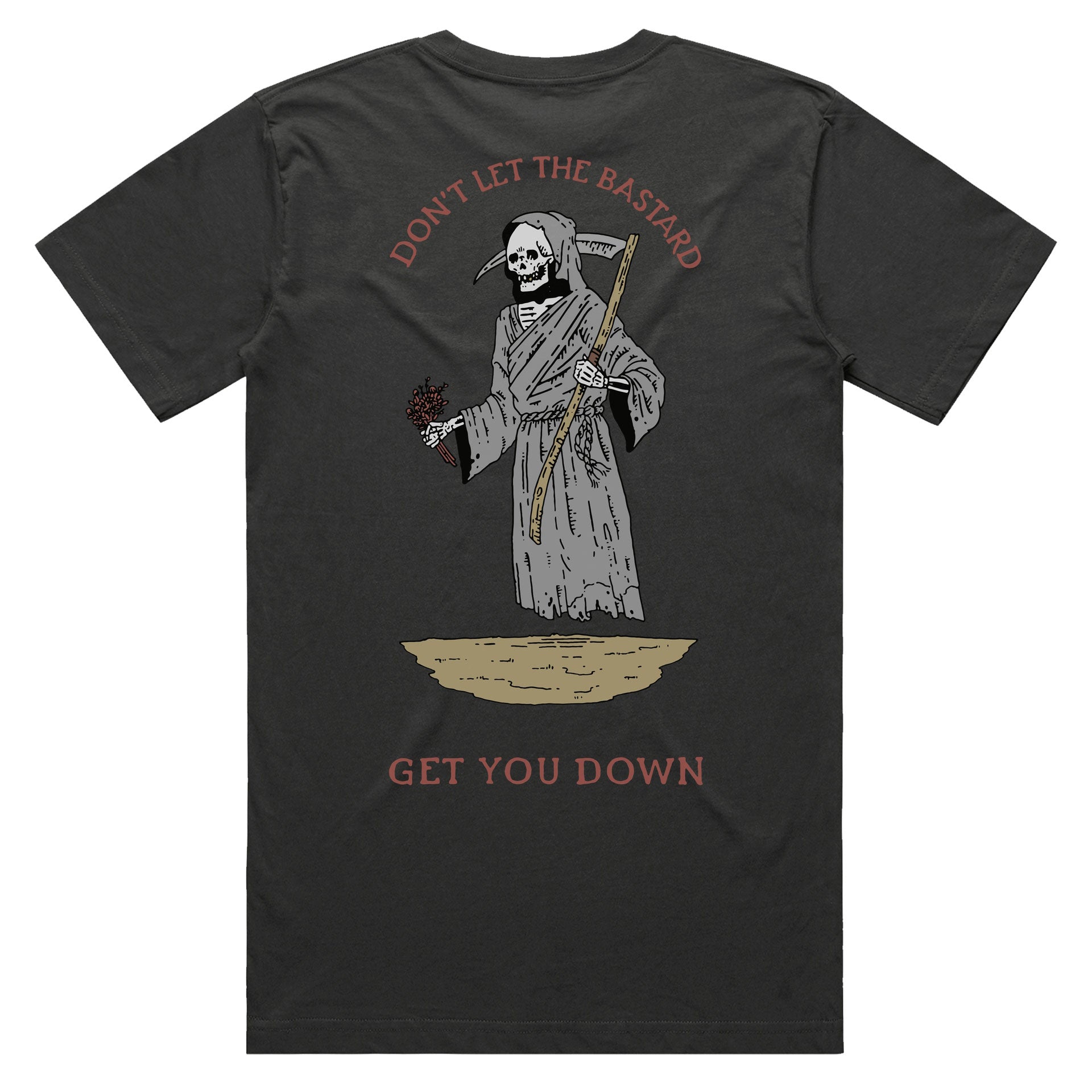 Fingers Duke Reaper Bastard Vintage Black T-Shirt
