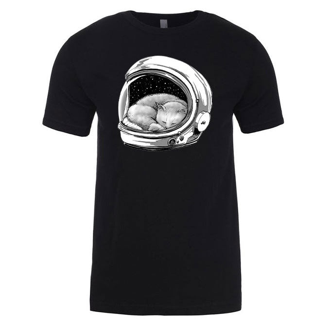 Fingers Duke Cuddles Up In Space Cat T-Shirt