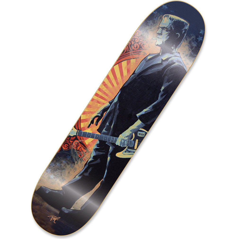 Lowbrow Frankie Was A Rocker Frankenstein Maple 8.75 Skate Deck Artist Mike Bell