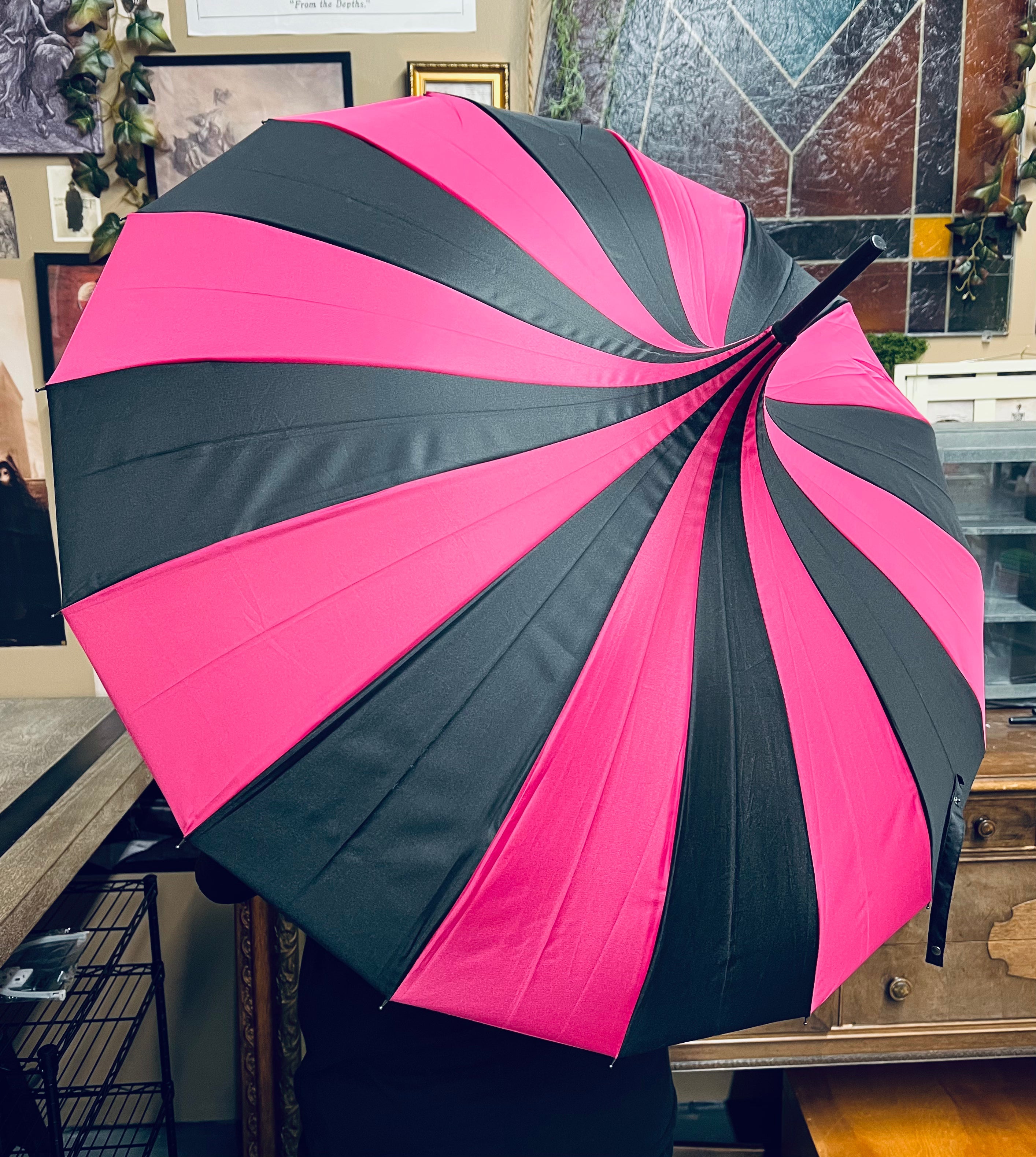 Witchwood Hot Pink/Black Umbrella