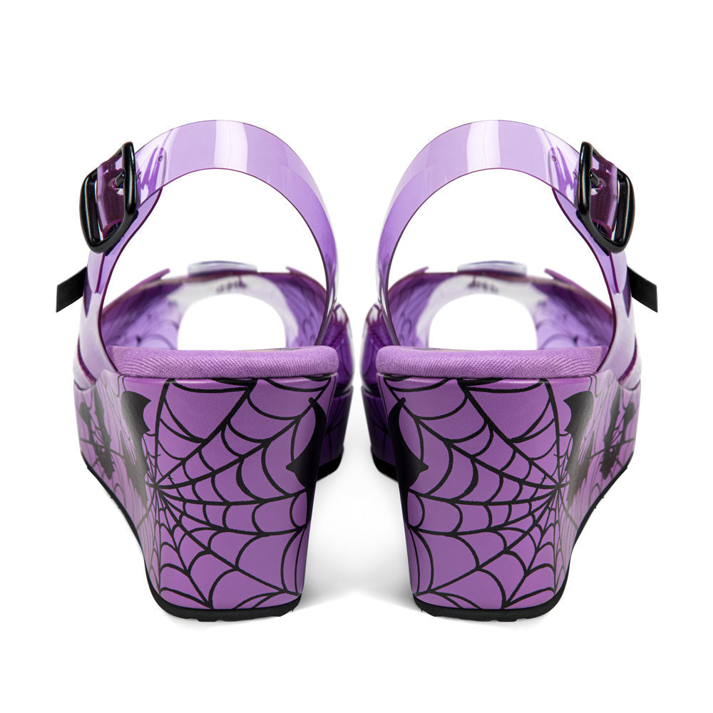 Hot Chocolate Design Chocolaticas® Gloomy Gaze Gothic Bats Sandal
