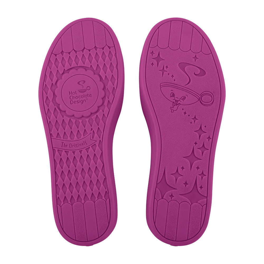 Hot Chocolate Design Gloomy Spring Purple Floral Sneaker