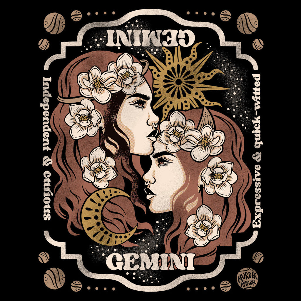 Murder Apparel Gemini Zodiac T-Shirt