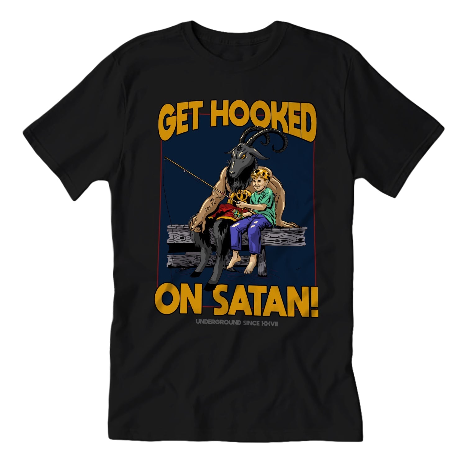 Original Underground Get Hooked On Satan Tee