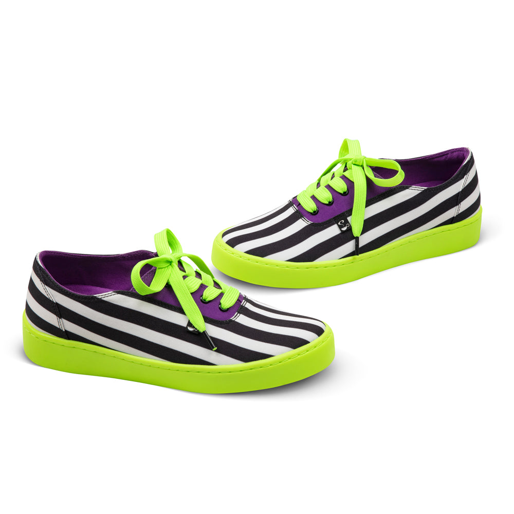 Hot Chocolate Design Ghost Beetle Stripe Sneaker