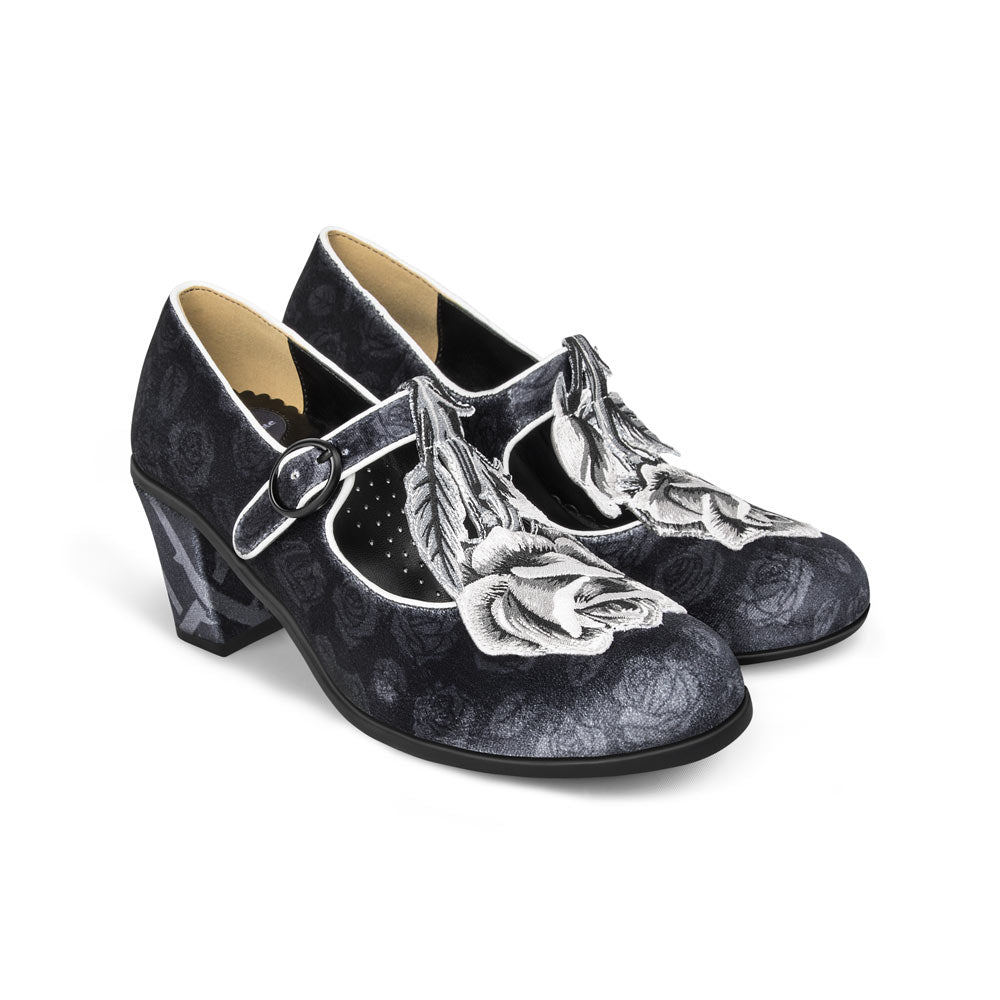 Hot Chocolate Design Chocolaticas® Black Tudor Mary Jane Pump