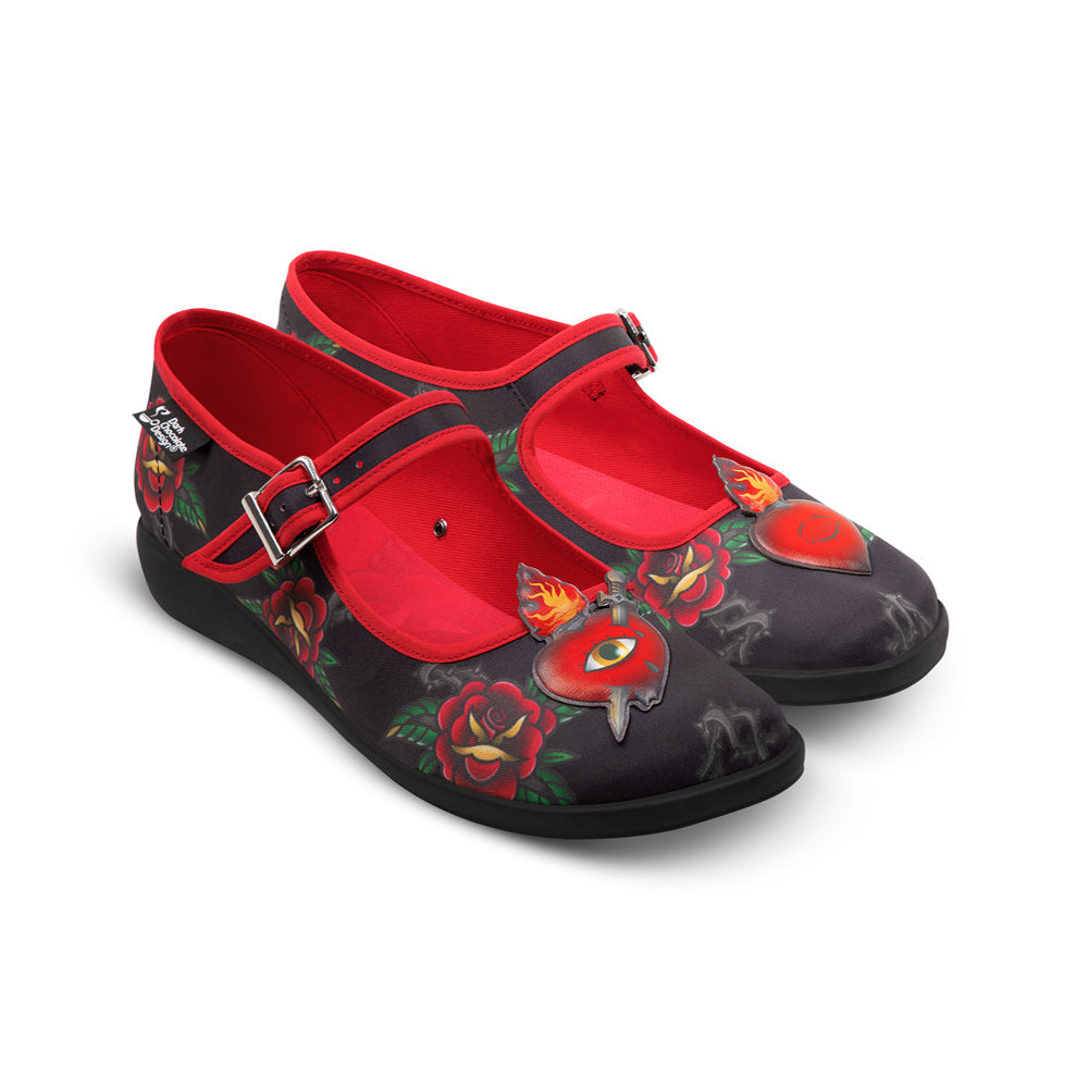 Hot Chocolate Design Chocolaticas® Heart Women's Mary Jane Flat
