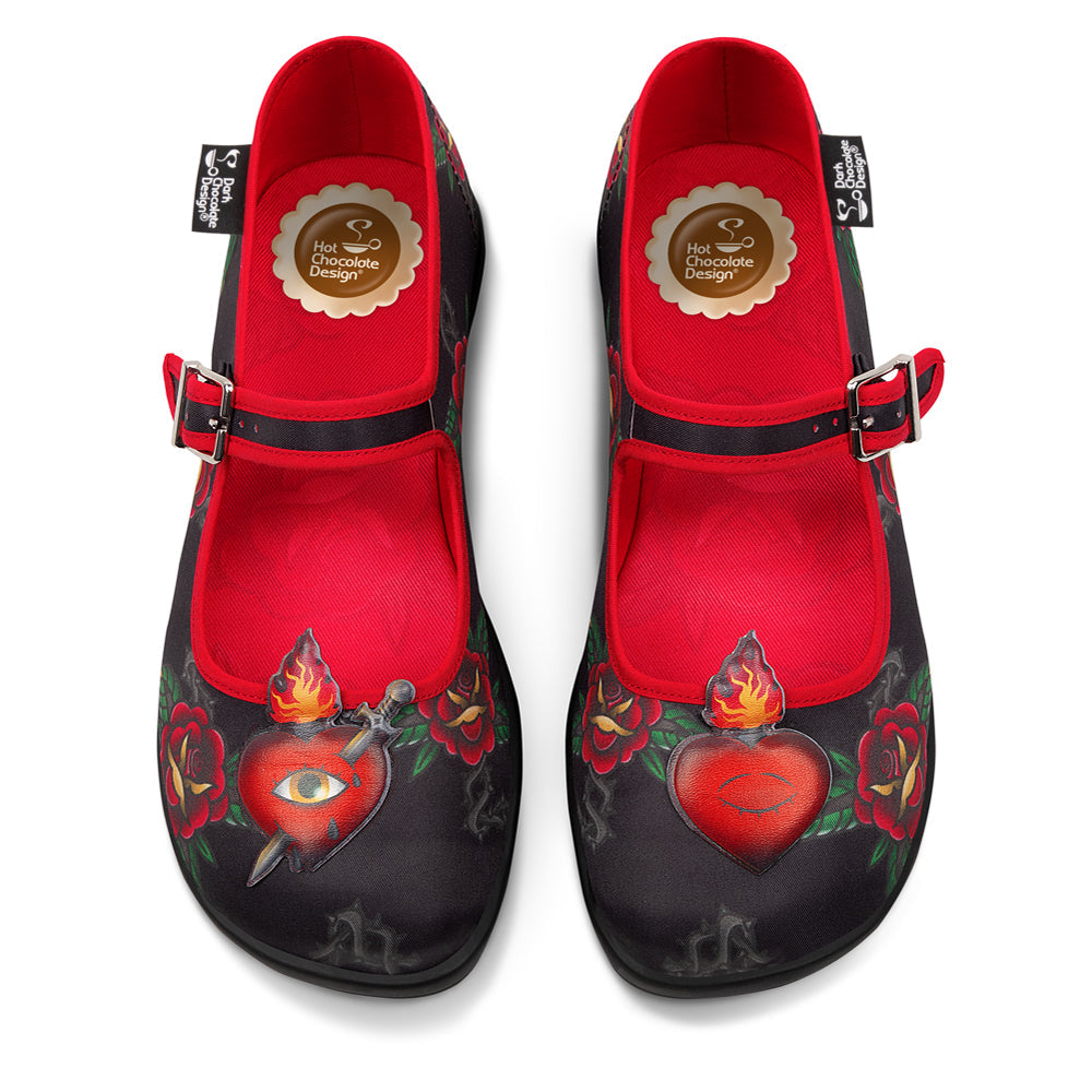 Hot Chocolate Design Chocolaticas® Heart Women's Mary Jane Flat
