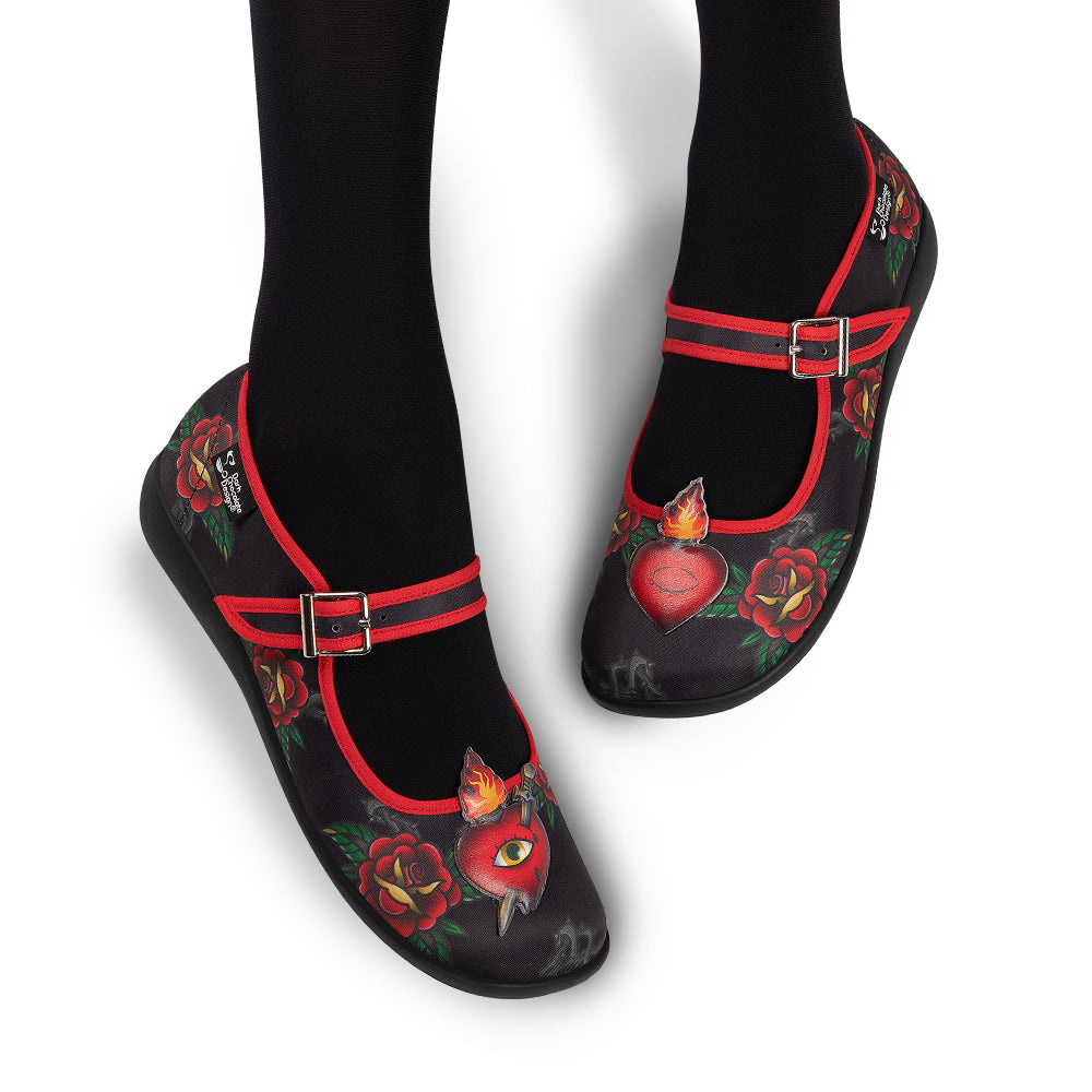 Hot Chocolate Design Chocolaticas® Heart Women's Mary Jane Flat