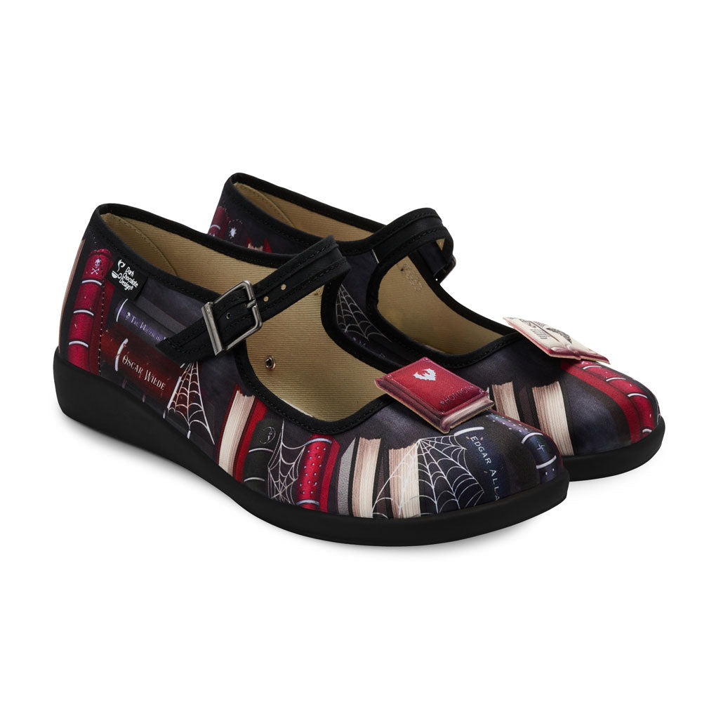 Horror Tales Books Women's Mary Jane Flat
