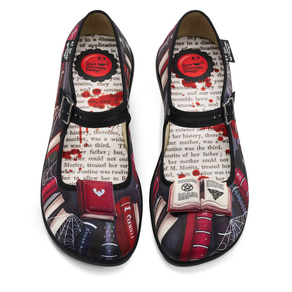 Horror Tales Books Women's Mary Jane Flat