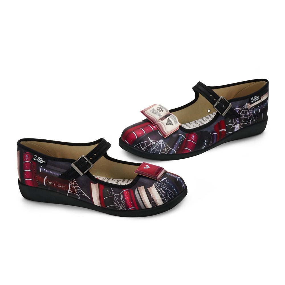 Horror Tales Books Women's Mary Jane Flat