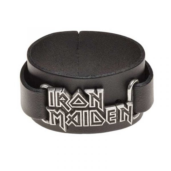 Alchemy Gothic Iron Maiden Band Leather Wriststrap HRWL447