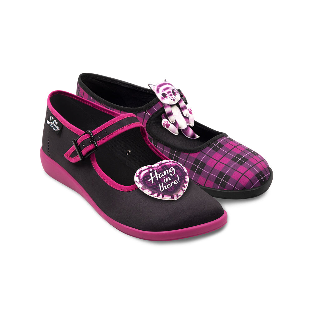 Hot Chocolate Design Chocolaticas® Hang In There Cat Mary Jane Flat