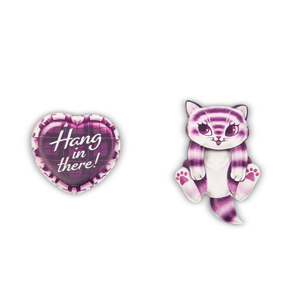 Hot Chocolate Design Chocolaticas® Hang In There Cat Mary Jane Flat