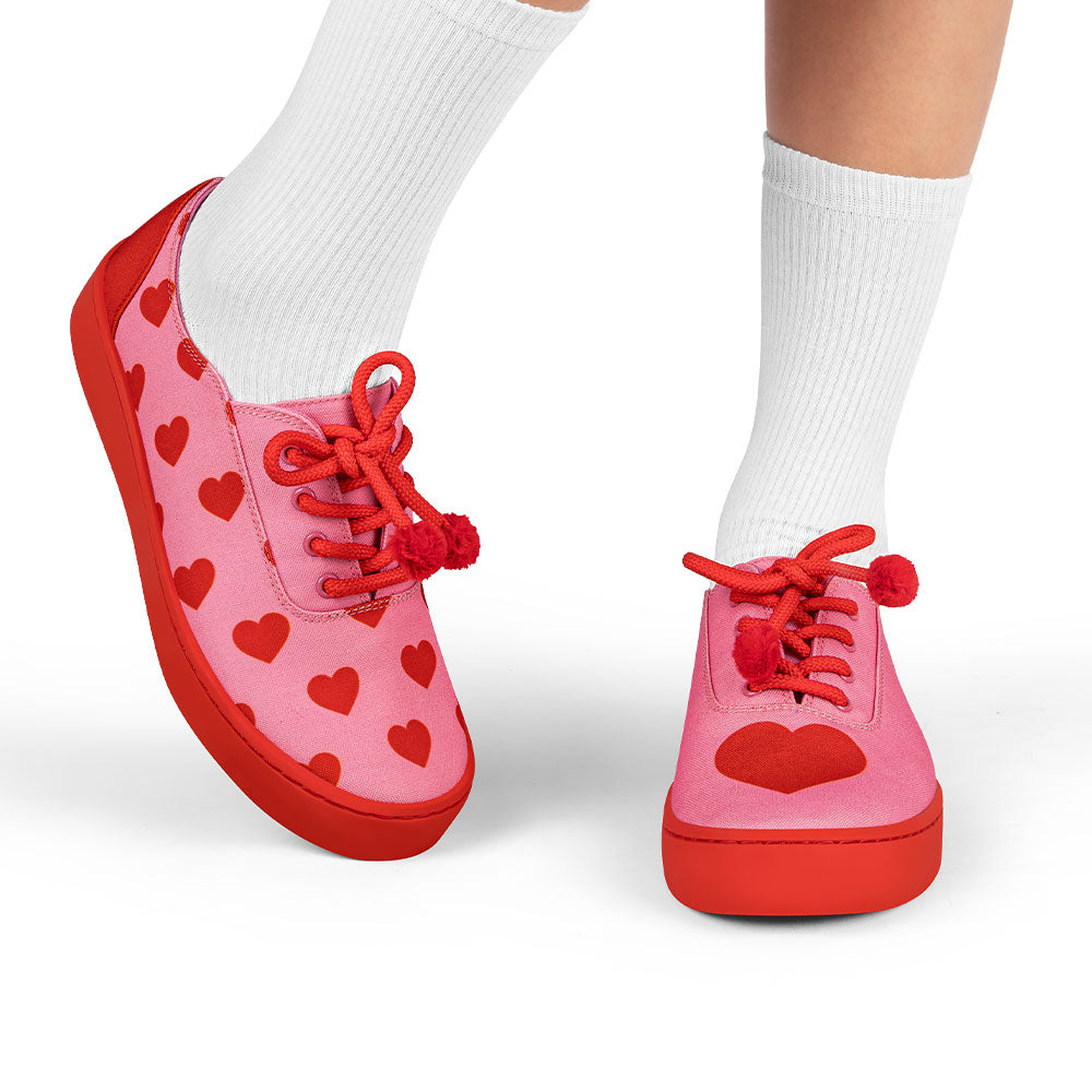 Hot Chocolate Design I Will Always Love You Hearts Sneaker
