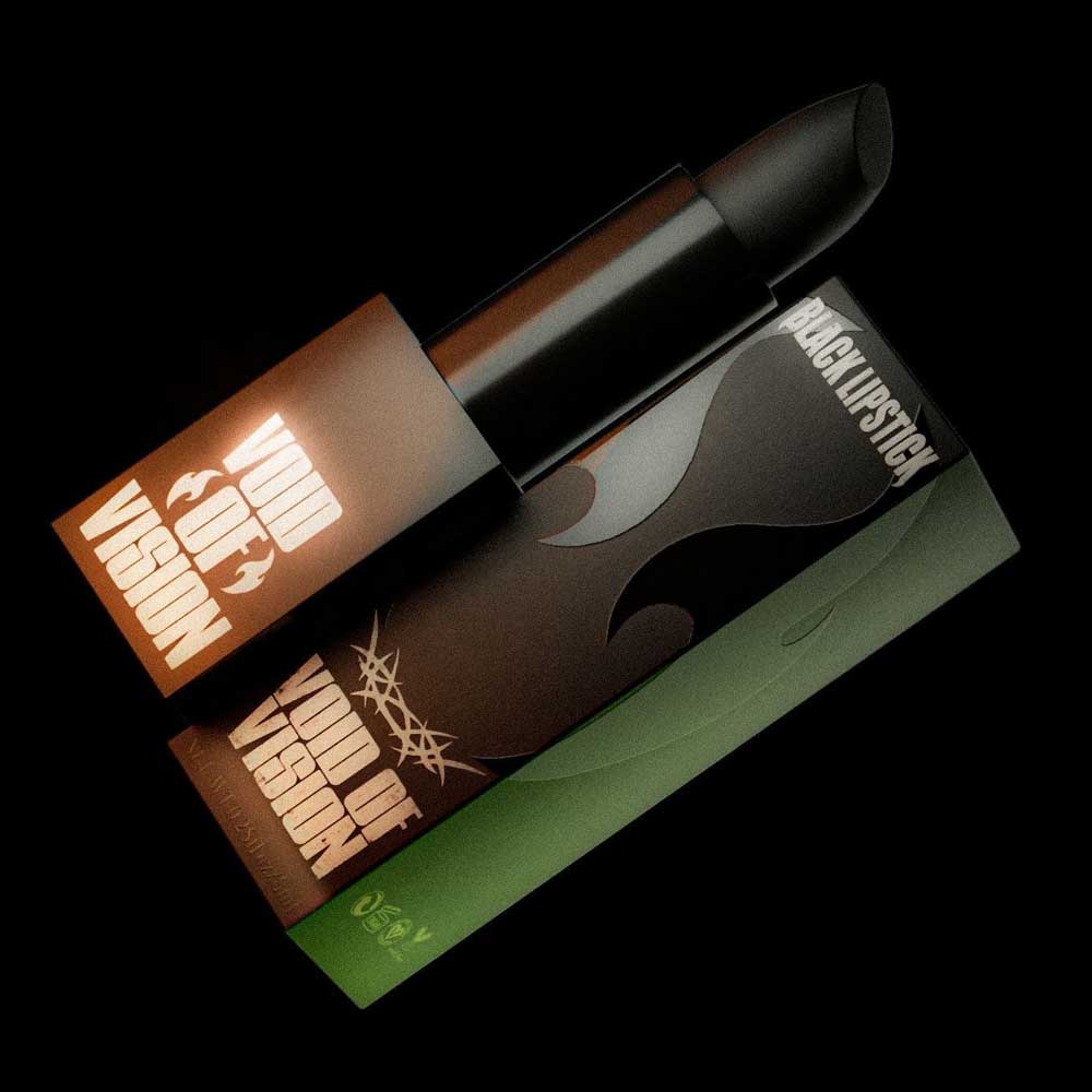 Curst Kosmetics + Void Of Vision Black Lipstick