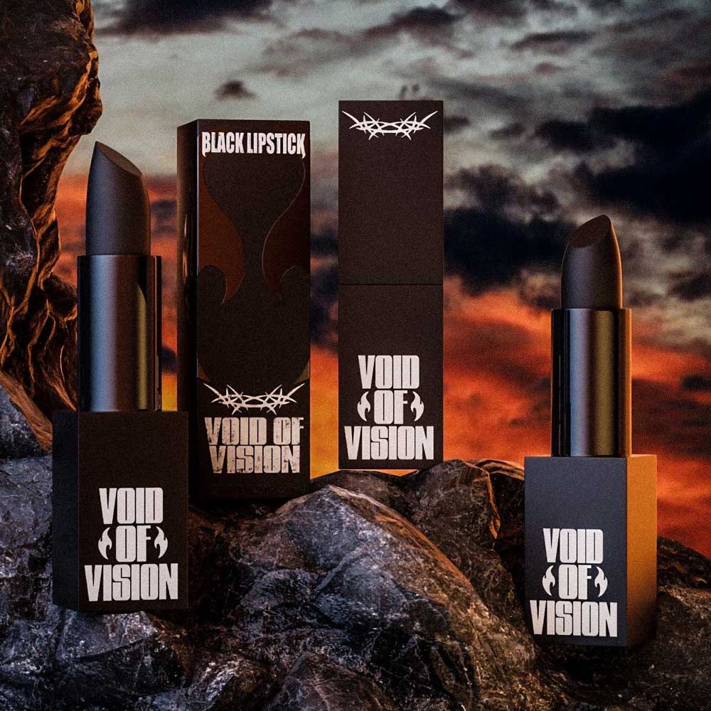 Curst Kosmetics + Void Of Vision Black Lipstick