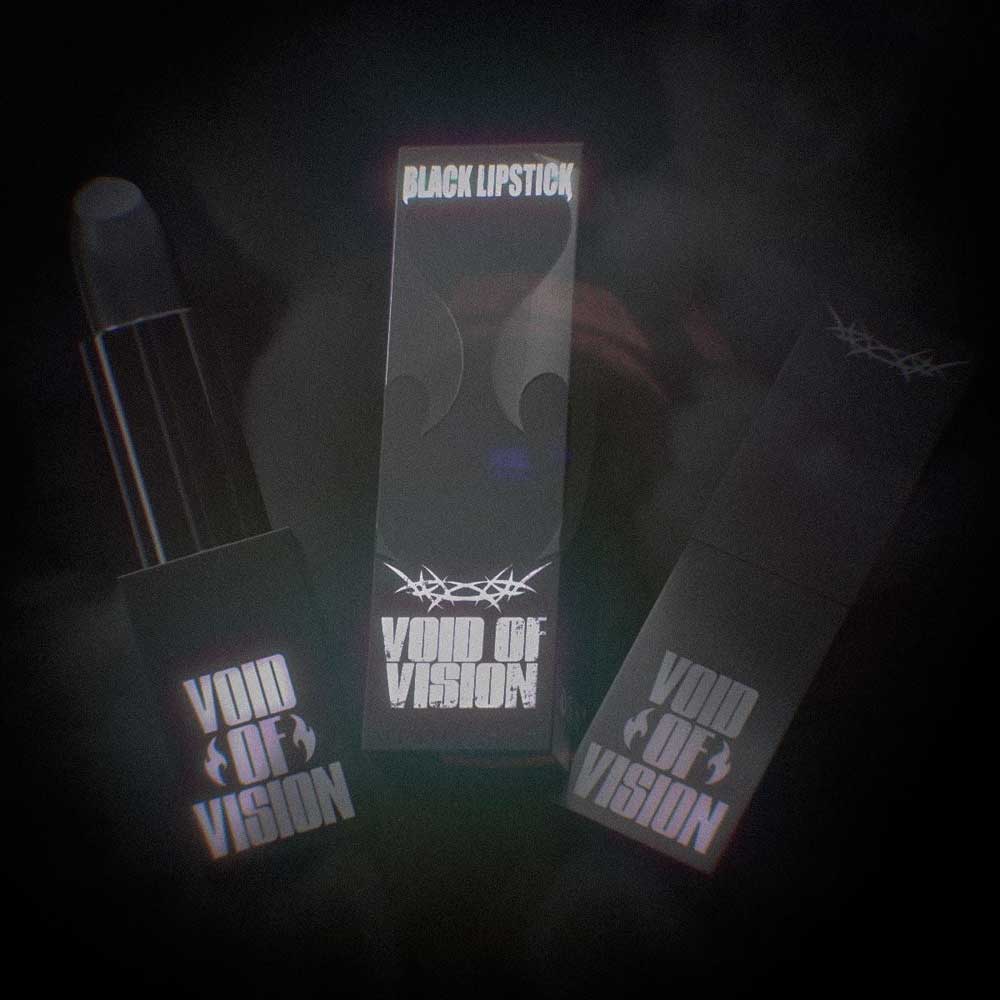 Curst Kosmetics + Void Of Vision Black Lipstick