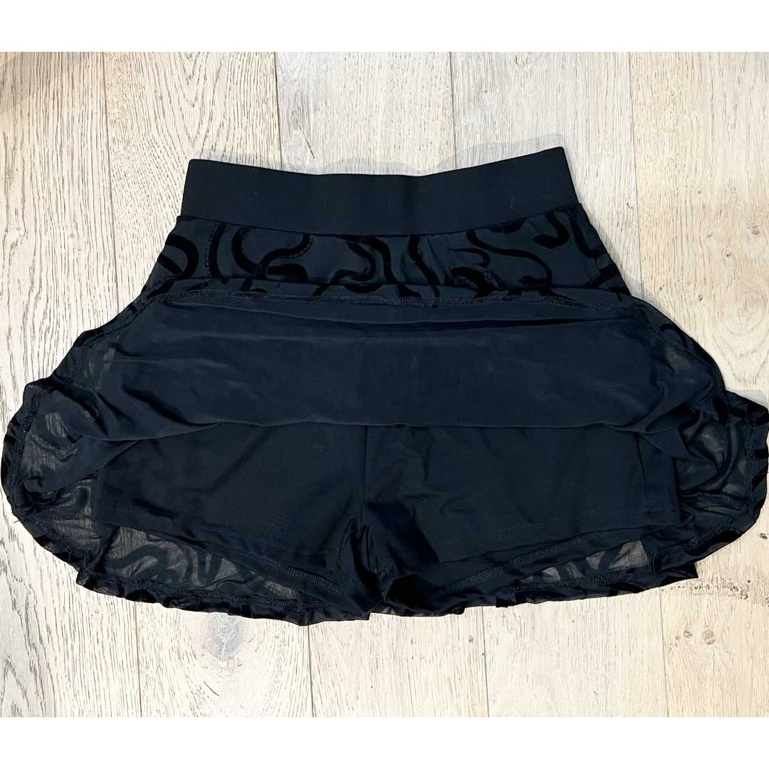 Witchwood The Morbid Flocked Snake Mini Skort