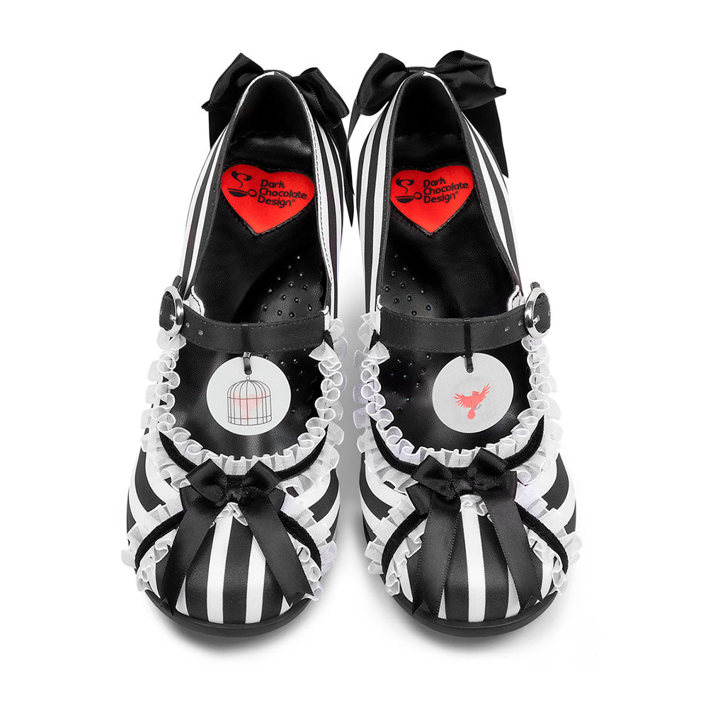 Hot Chocolate Design Chocolaticas® Katrina Striped Mary Jane Pump