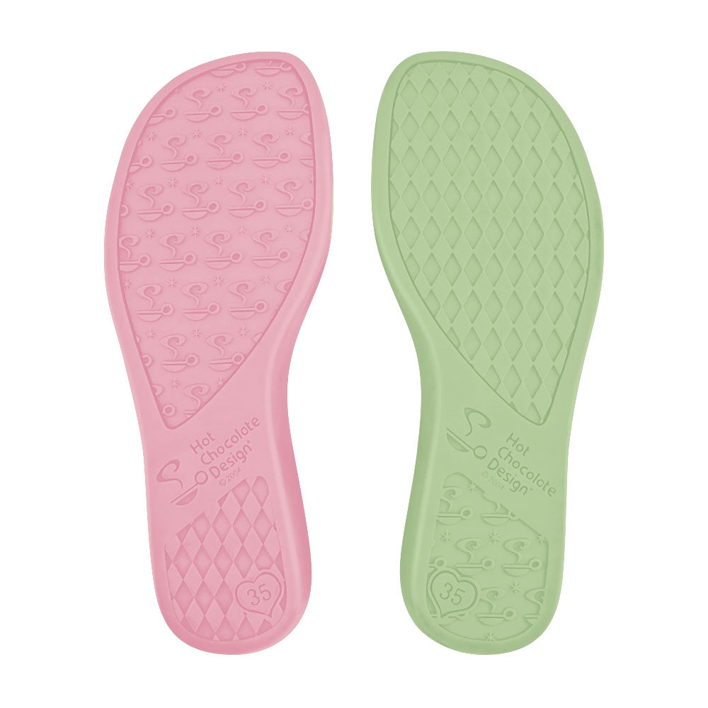 Kitschy Puppies Pastel Bows Mary Jane Flat