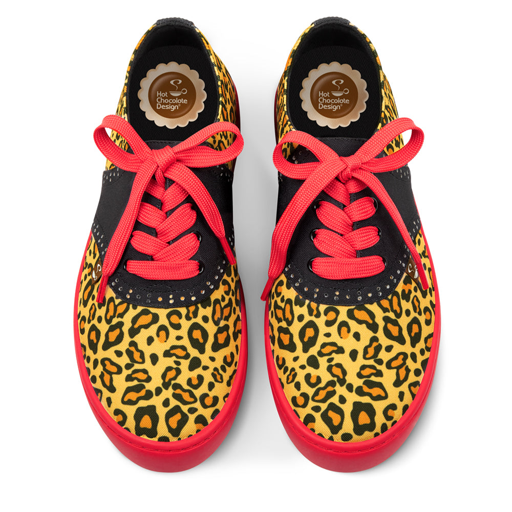 Hot Chocolate Design Leopard Casual Sneaker