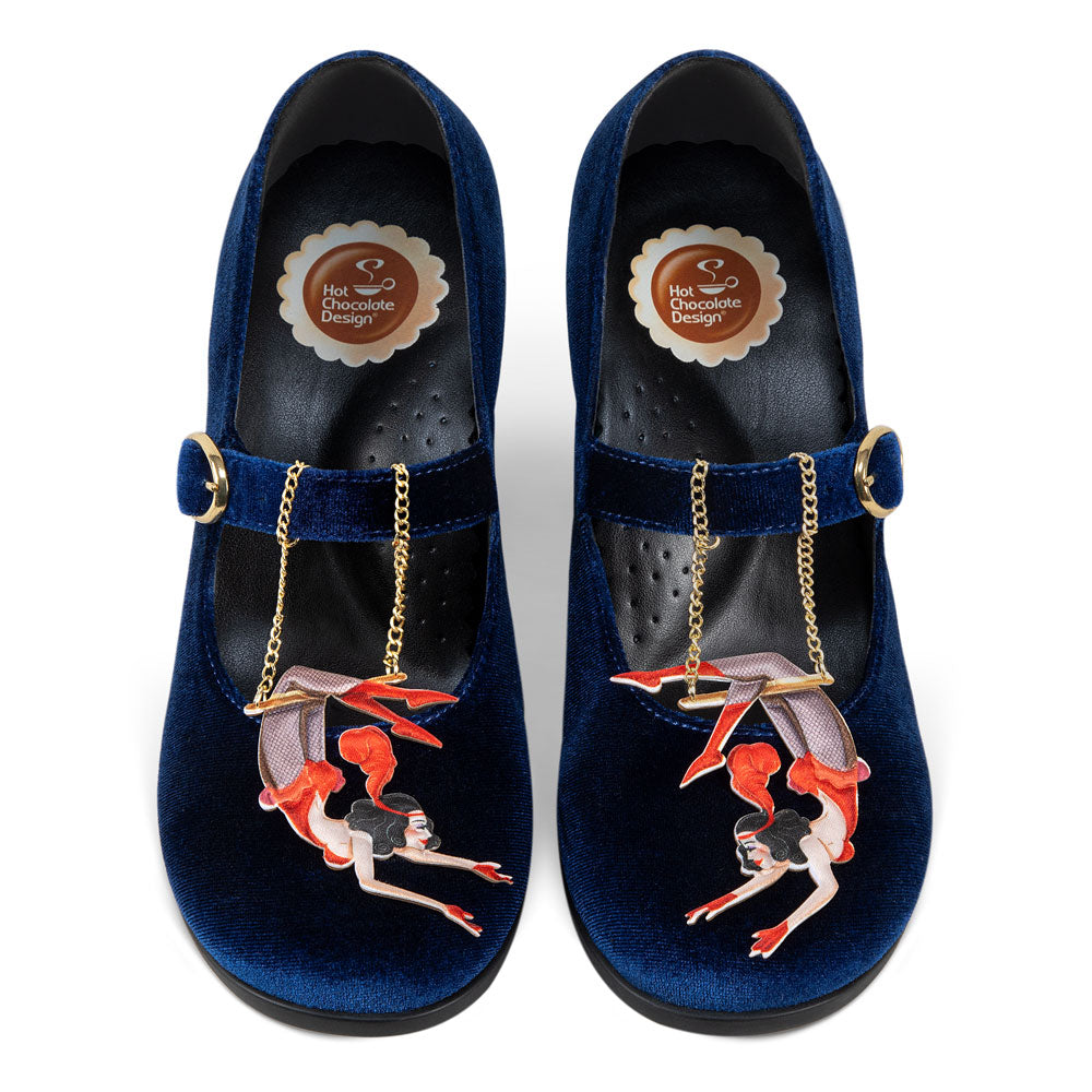 Hot Chocolate Design Chocolaticas® Mid Heels Les Dames Du Cirque Mary Jane Pump
