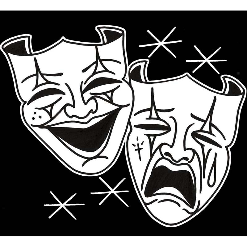 Black Market Art Laugh Now Cry Later Tee