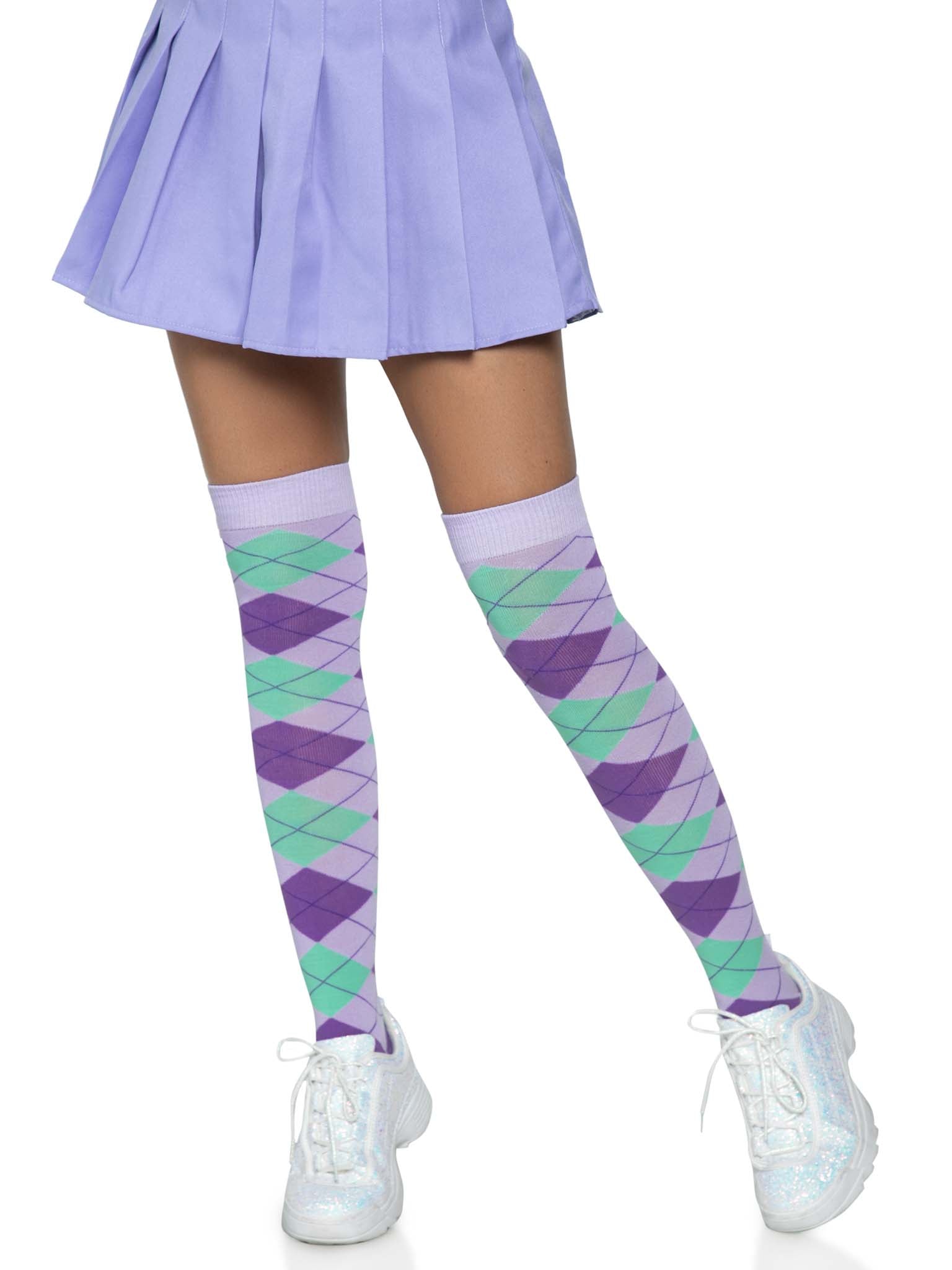 Leg Avenue Madeline Argyle Thigh High Socks