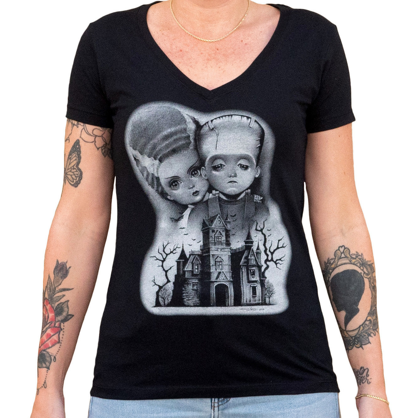 Black Market Art Lil Couple Young Frankenstein Tee