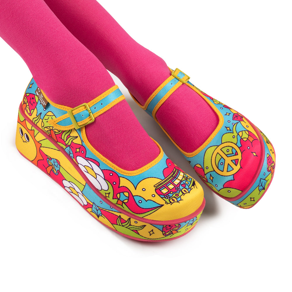 Hot Chocolate Design Chocolaticas® Love On The Road Mary Jane Platform