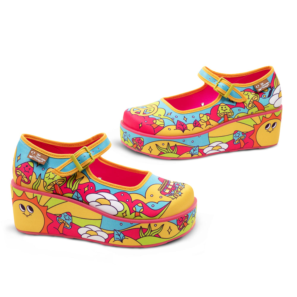 Hot Chocolate Design Chocolaticas® Love On The Road Mary Jane Platform