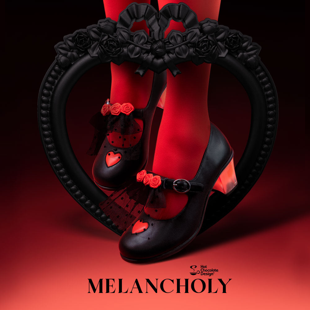 Hot Chocolate Design Chocolaticas® Melancholy Heart Mary Jane Pump