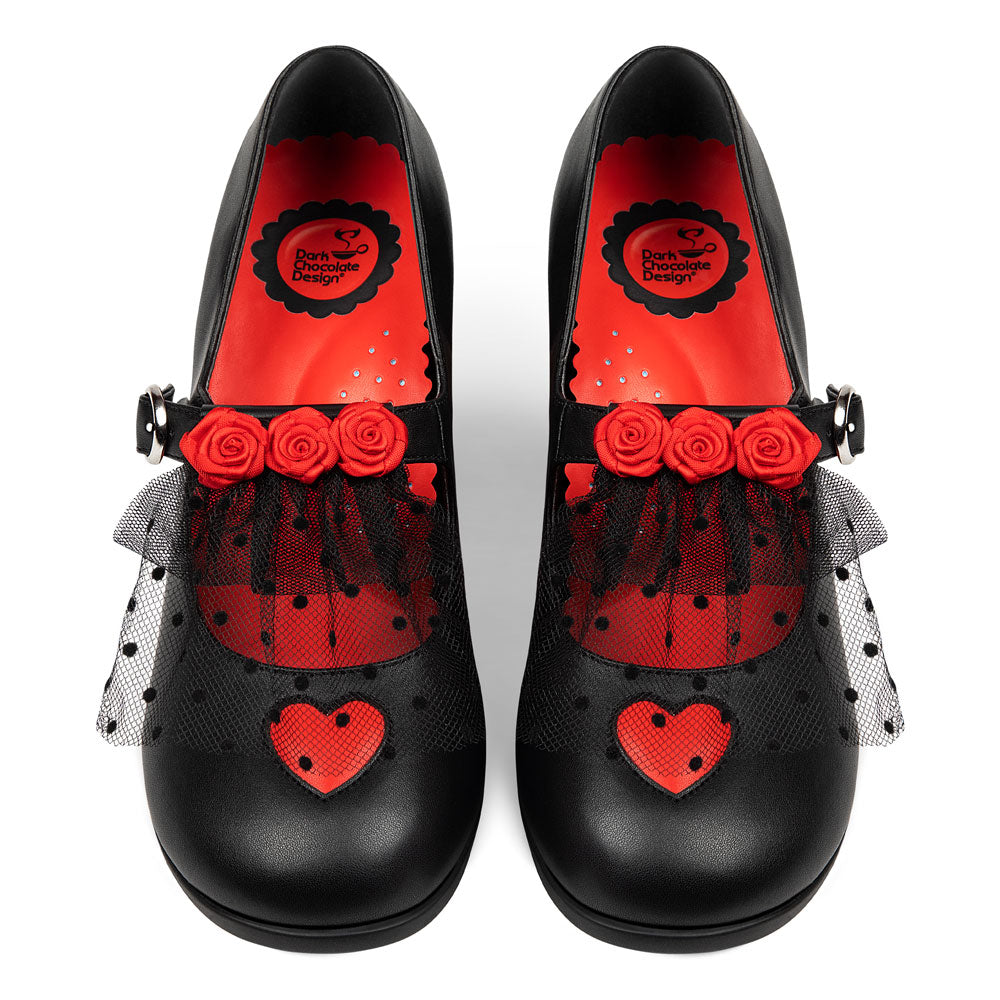 Hot Chocolate Design Chocolaticas® Melancholy Heart Mary Jane Pump