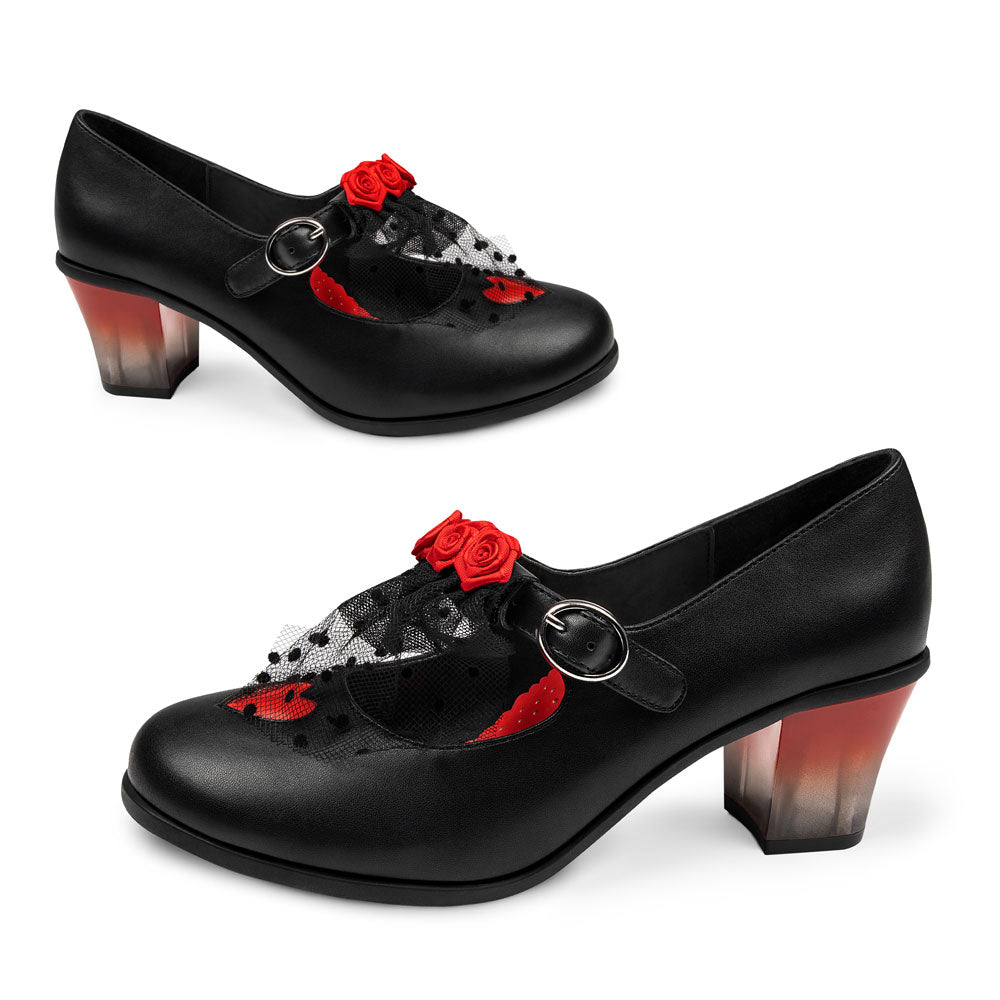 Hot Chocolate Design Chocolaticas® Melancholy Heart Mary Jane Pump