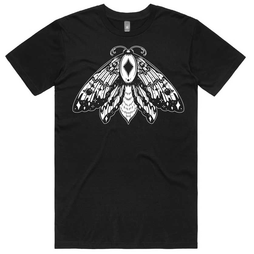 Fingers Duke Witchy Moth Black T-Shirt
